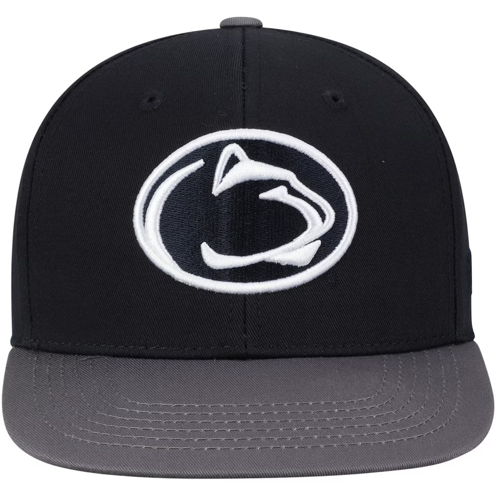 Top of the World Penn State Nittany Lions Navy Gray Flat Bill Snapback Hat - NWT